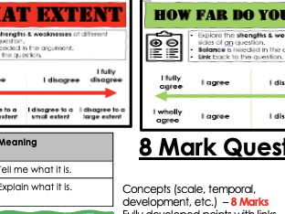GCSE Inside cover for books command words & help Eduqas A