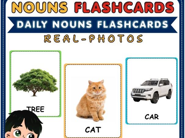 Everyday Nouns Flashcards with Real Photos | English Vocabulary Cards | EAL & KS1