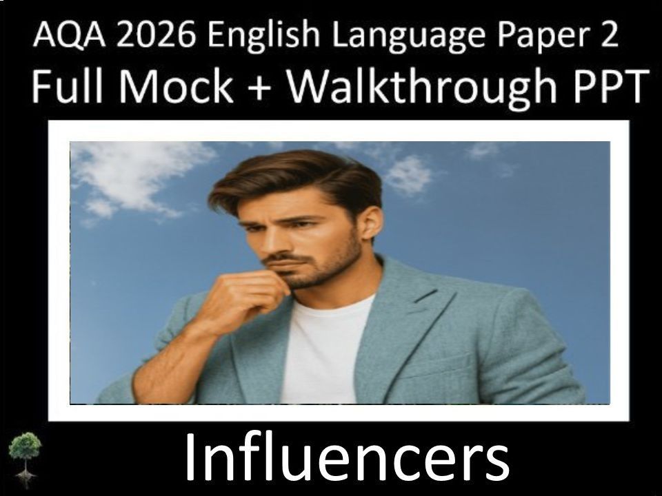 AQA 2026 English Language Paper 2 Mock + Walkthrough PPT (inf)