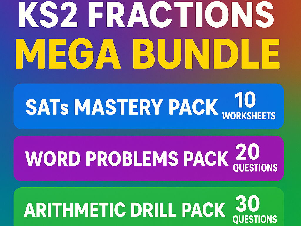 KS2 Fractions Mega Bundle – SATs Mastery Collection