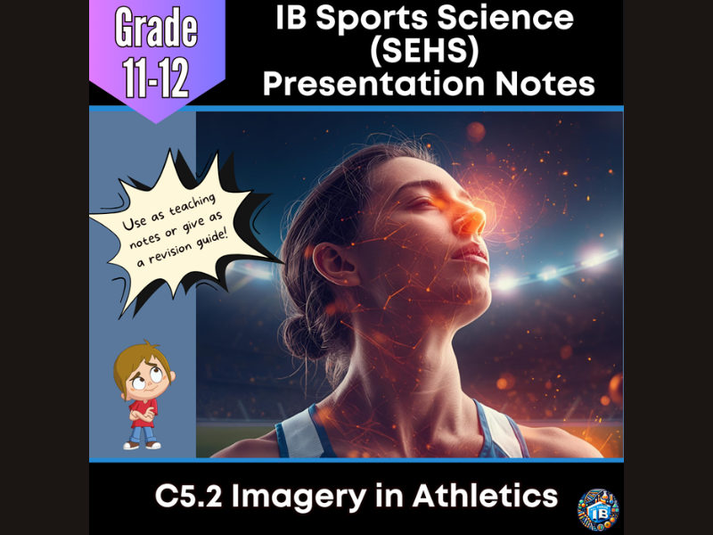 IB SEHS C5.2: Imagery in Athletics Teaching Notes & Revision Guide 2026