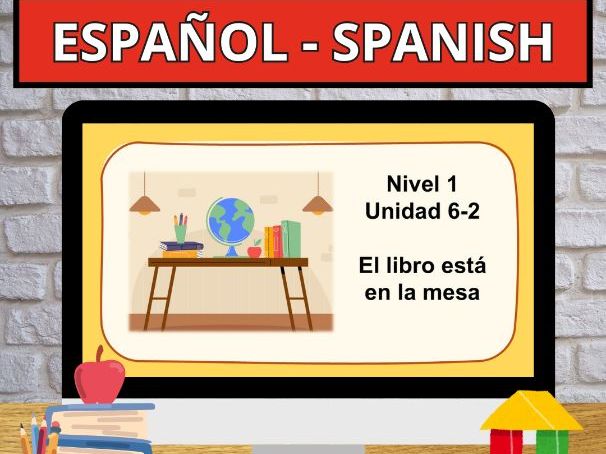 U6.2 Objetos cole y preposiciones PPT Clases Español Conversación Online Spanish