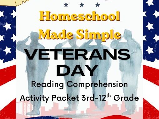 Veterans Day Reading Comprehension | Grades 3rd-12th