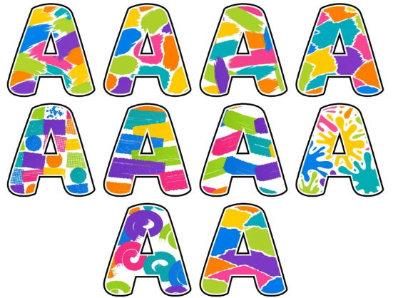 Display Lettering Collection  - 10 Uppercase A–Z Packs