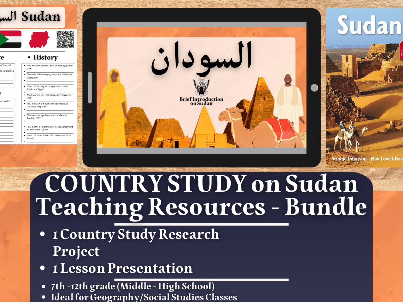 Country Study Teaching Resources - Sudan - Social Studies + Geography
