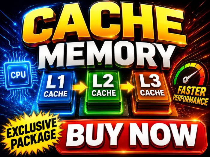 Cache memory (L1, L2, L3) | Cambridge IGCSE & A-Level 9618 | AQA | OCR | GCSE Computer Science