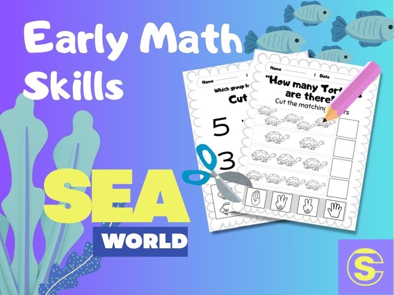 Counting & Addition Cut-and-Paste Fun - Pre-K