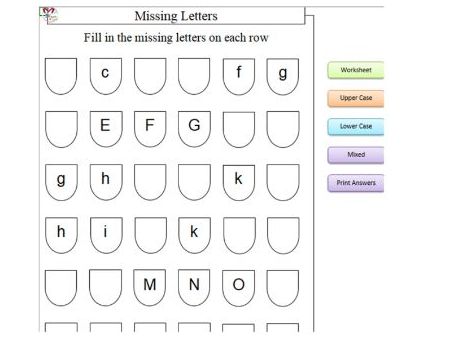 Early years alphabet resources