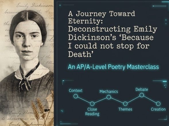 Because I could not stop for Death by Emily Dickinson | Senior English Analysis