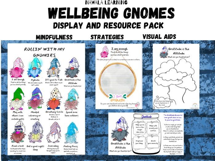 Wellbeing Gnomes Display and Resource Pack