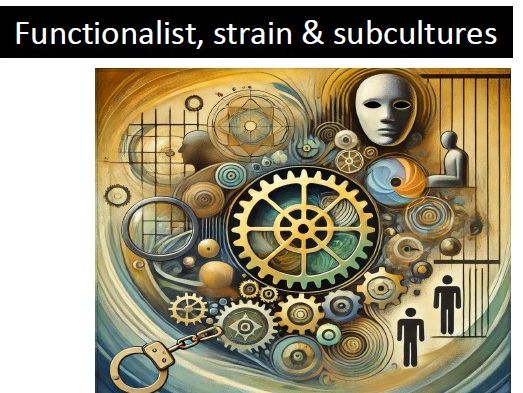 A Level Sociology – Crime: FUNCTIONALIST, STRAIN & SUBCULTURES - booklet & teaching slides (AQA)