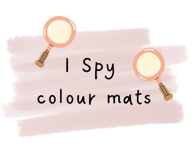 I Spy Colour Mats