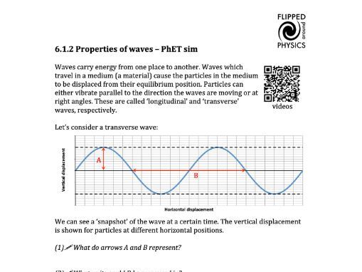 Properties of waves - PhET sim