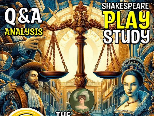 The Merchant of Venice Q&A Play Analysis of Shakespeare Sub Plan