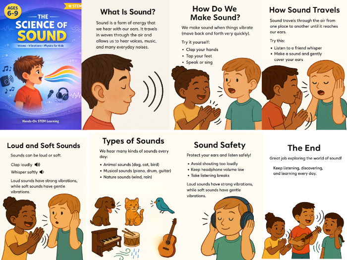 The Science of Sound for Kids | Waves & Vibrations Physics Activities | Primary STEM Resource