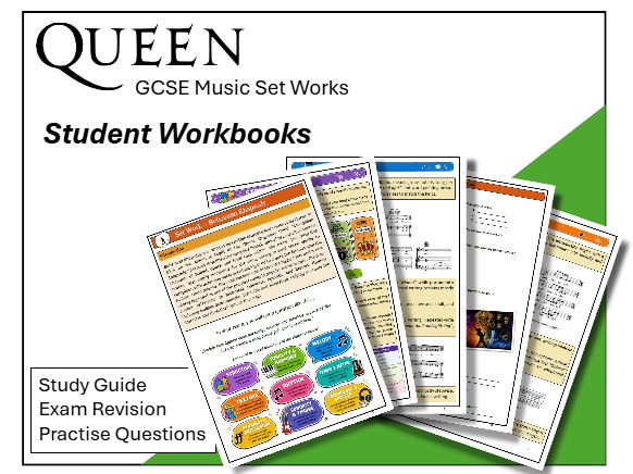 Queen Set Works (GCSE AQA Music) Student Workbooks