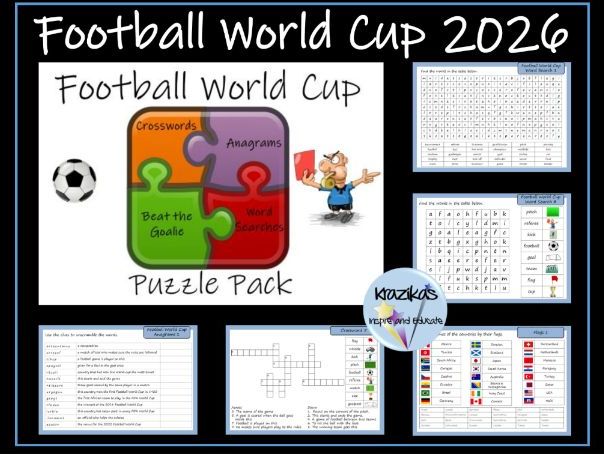 Football World Cup 2026 Puzzle Pack
