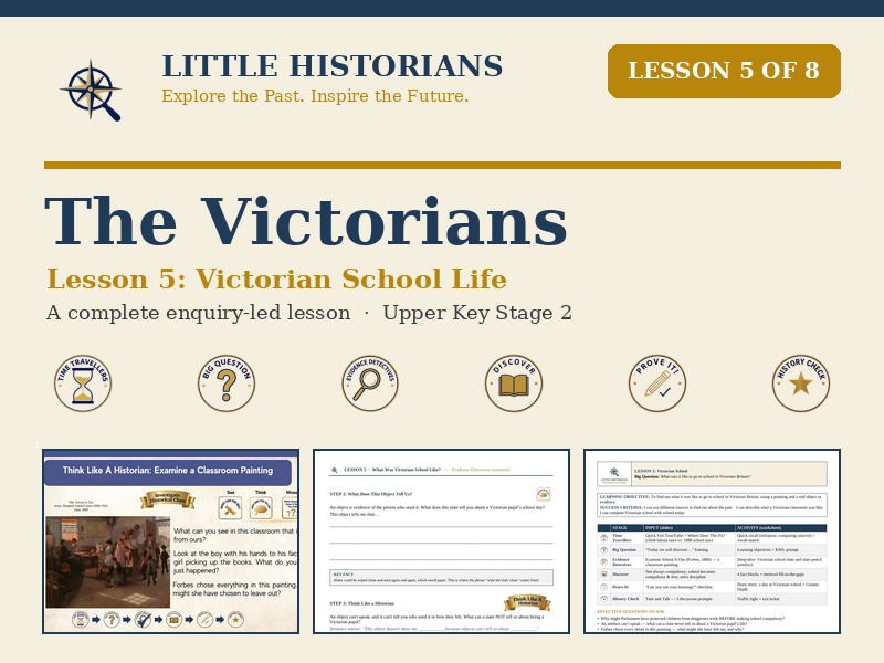 Victorian School Life Lesson KS2