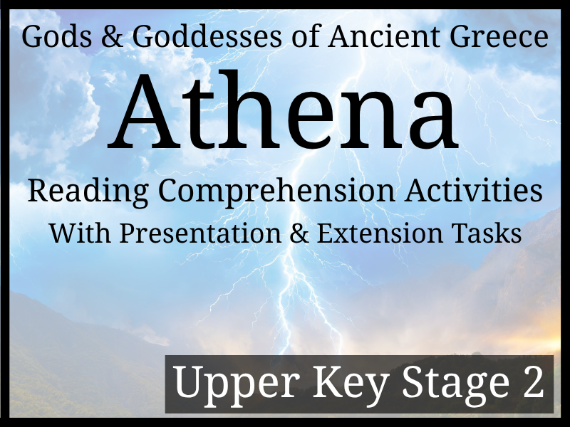 Athena Reading Comprehension Activities | Year 5 & Year 6 | UKS2
