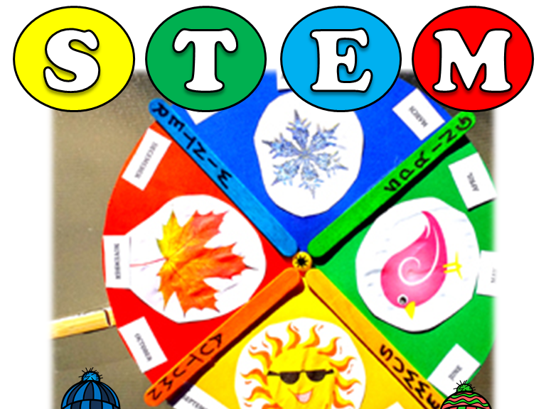 Season Wheel: STEM based Activity, Fraction Learning: Pre-k to Grade 2