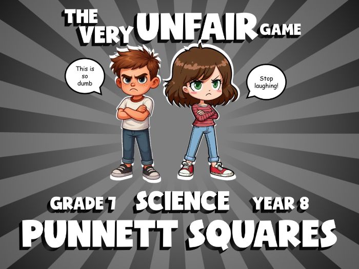 Punnett Squares VERY UNFAIR GAME | No-Prep Year 8 Science Review Activity