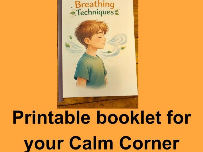 Calm Down Self-regulation Behaviour Breathing Techniques Nurture Posters Activities Book