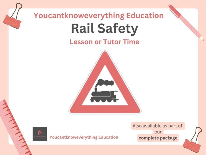 Rail Safety PSHE Lesson