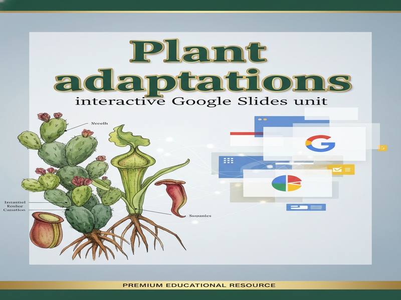 Plant Adaptations Interactive Google Slides Unit