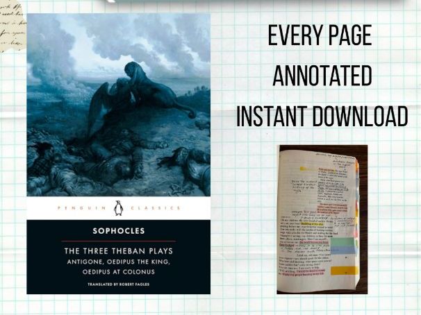 Fully Annotated Text Oedipus the King PDF Annotation Guide