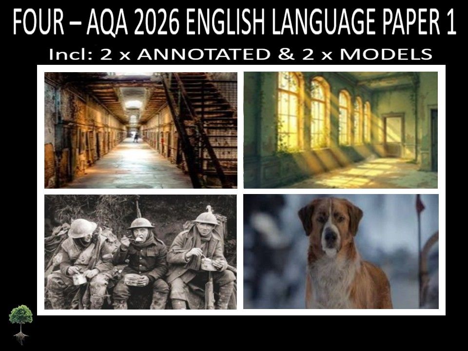 FOUR - AQA PAPER 1 | 2026 FULL MOCKS | ANNOTATED | MODELS