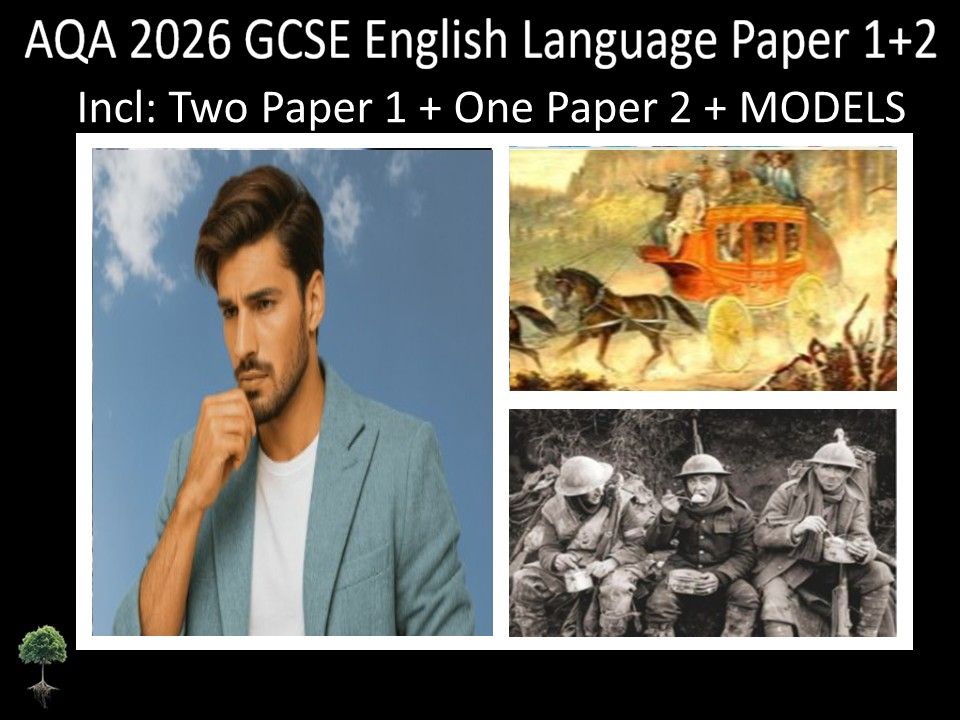 Three AQA 2026 GCSE English Language Paper 1 & 2 Mocks | Models