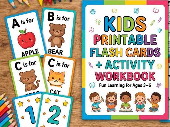 Alphabet and Number Activity Workbook