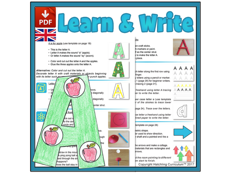 Learn & Write the Alphabet: 26 Complete Curriculum Lessons - UK Version