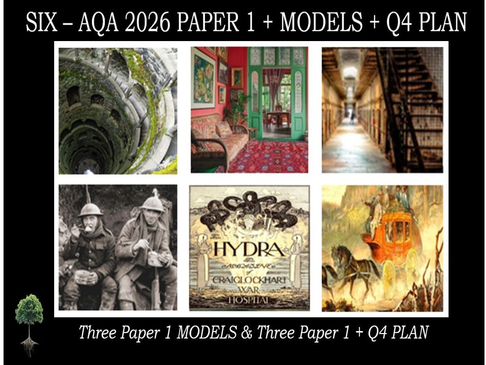 SIX - AQA PAPER 1 | 2026 FULL MOCKS | MODELS | Q4 PLAN