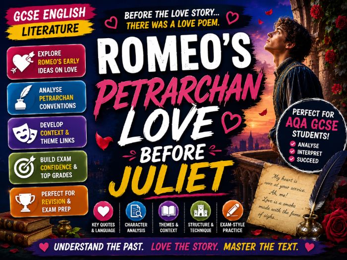 GCSE Romeo and Juliet: Romeo's Petrarchan Love Before Juliet