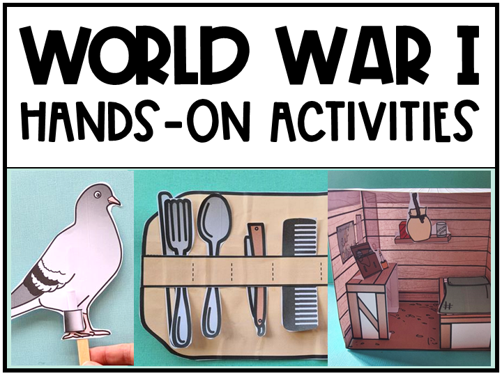 First World War One WWI Hands-on Crafts and Activities