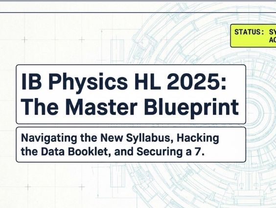 Navigating the New IB Physics Syllabus, Hacking the Data Booklet, and Securing a 7