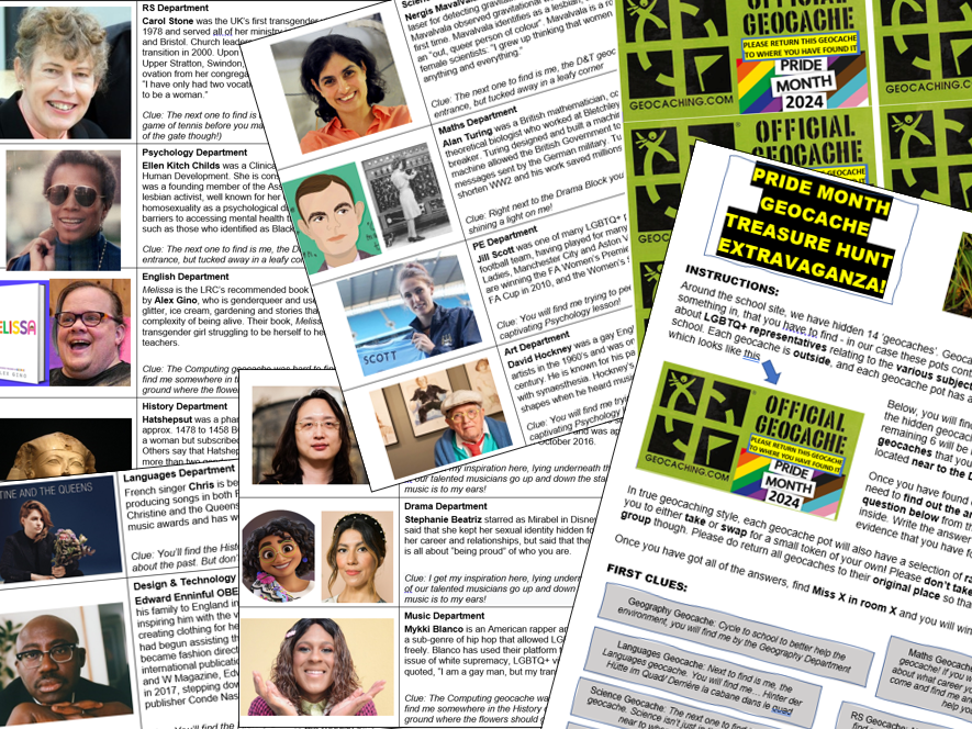 LGBTQ+ Pride Month Geocache Activity