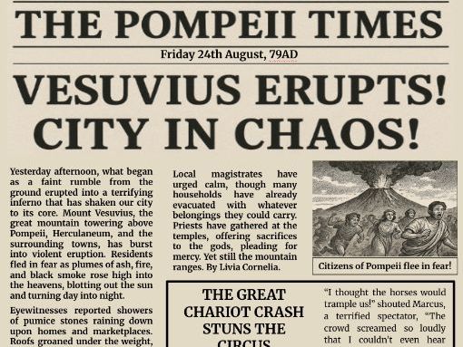 Roman Recounts - Newspaper and Diary Entire Unit