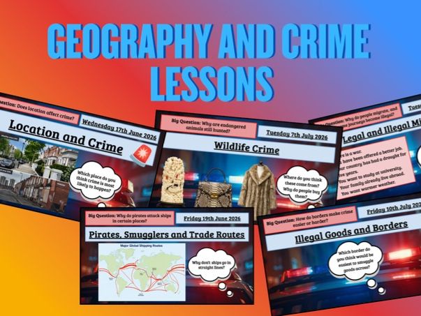 Geography and Crime Lessons