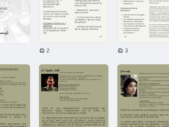 El Laberinto del Fauno Study guide AS/A2