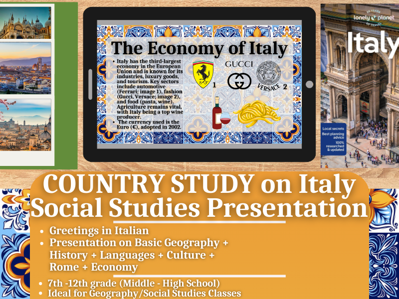 Country Study Presentation on Italy - Southern Europe