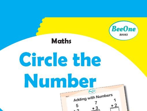 Circle the Number book for Preschoolers to KG | 2-5 Yrs