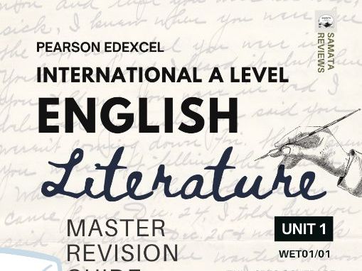 Pearson Edexcel IAL English Literature Unit 1 (WET01/01) Master Revision Guide: Post-2000 Poetry