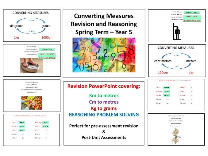 KS2 Maths - Converting Measures Revision Yr 5