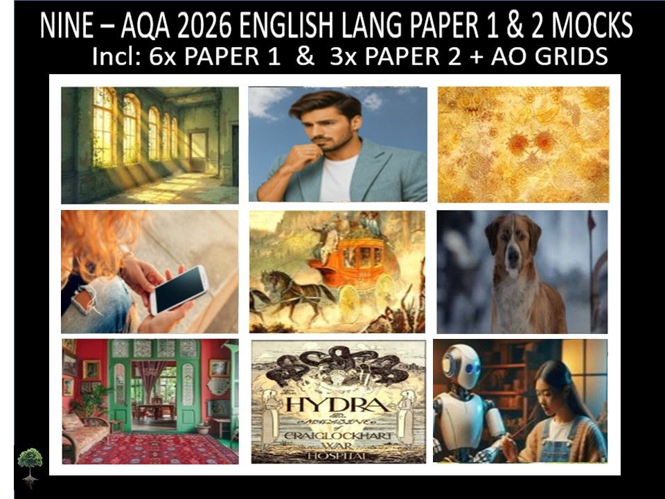 NINE - AQA PAPER 1 & 2 | 2026 FULL MOCKS | AO GRIDS