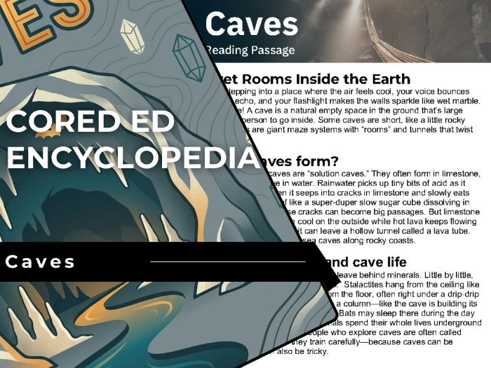 Caves Reading Comprehension Passage - Cored Ed Encyclopedia