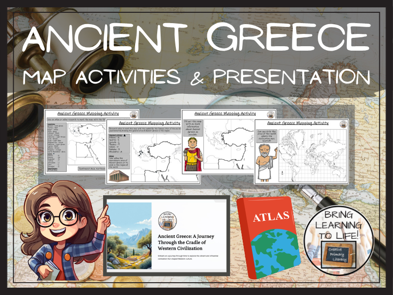 Ancient Greece Map Activities and Presentation