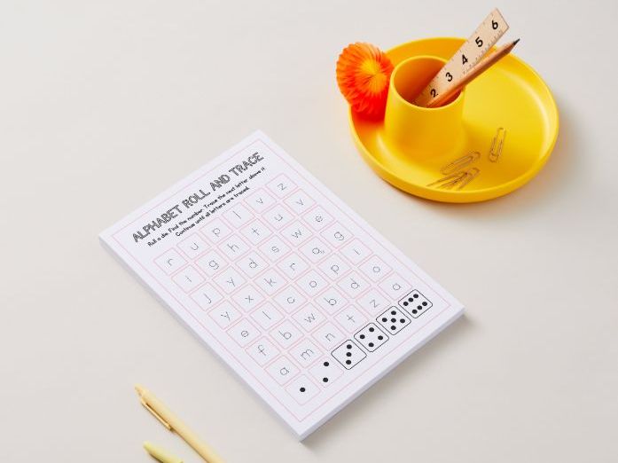 Roll it, find it, trace it - Alphabet