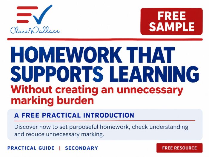 Free Homework Guide Sample: Reduce Teacher Workload Without Compromising Learning